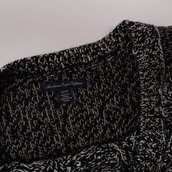 American Eagle Outfitters Scoop Neck Sweater Black/ White Size XS - Picture 4 of 8